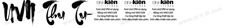 UVN Thu Tu字体转换